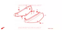 COUVERCLES LATERAUX pour Honda XR 100 de 1997