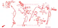 LEVIER DE GUIDON   CABLE   COMMODO pour Honda XR 100 de 1997