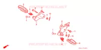 REPOSE PIED pour Honda XR 100 de 1997