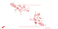 REPOSE PIED pour Honda XR 100 de 1998