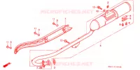 SILENCIEUX D'ECHAPPEMENT pour Honda XR 100 de 1998