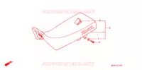 SELLE pour Honda XR 100 de 1999