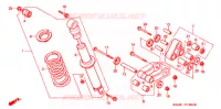 AMORTISSEUR ARRIERE pour Honda XR 100 de 1999