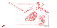FLASQUE   MACHOIRES DE FREIN ARRIERE pour Honda XR 100 de 1999