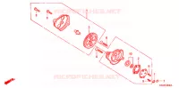 POMPE A HUILE pour Honda XR 100 de 1999