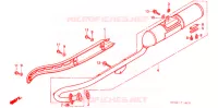 SILENCIEUX D'ECHAPPEMENT (XR100RX/Y) pour Honda XR 100 de 1999