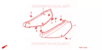 COUVERCLES LATERAUX pour Honda XR 100 de 2000