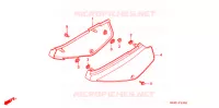 COUVERCLES LATERAUX pour Honda XR 100 de 2000