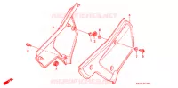 COUVERCLES LATERAUX pour Honda XR 200 R de 2001