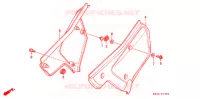COUVERCLES LATERAUX pour Honda XR 200 R de 2002