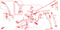 PEDALE pour Honda XR 200 R de 1985