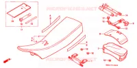 SELLE pour Honda XR 200 R de 1985