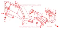 SILENCIEUX D'ECHAPPEMENT ('84,'85) pour Honda XR 200 R de 1985