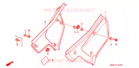 COUVERCLES LATERAUX pour Honda XR 200 R de 1986