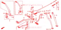 PEDALE pour Honda XR 200 R de 1986