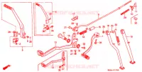 PEDALE pour Honda XR 200 R de 1987