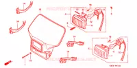 PHARE pour Honda XR 200 R de 1987