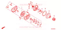 POMPE A HUILE ('86 '93) pour Honda XR 200 R de 1987