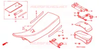 SELLE pour Honda XR 200 R de 1987