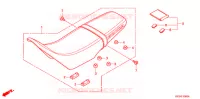 SELLE pour Honda XR 230 MOTARD de 2008