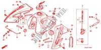 RESERVOIR A CARBURANT (XR2503/5/6/7) pour Honda XR 250 de 2004