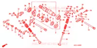 ARBRE A CAMES   SOUPAPE pour Honda XR 250 DIRT BIKE de 2007