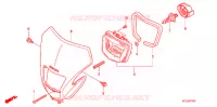 PHARE (XR2506/7) pour Honda XR 250 DIRT BIKE de 2007