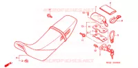 SELLE pour Honda XR 250 DIRT BIKE de 2007