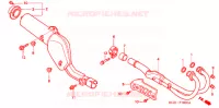 SILENCIEUX D'ECHAPPEMENT pour Honda XR 250 DIRT BIKE de 2007
