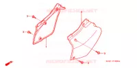 COUVERCLES LATERAUX pour Honda XR 250 BAJA de 2003