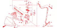 MAITRE CYLINDRE DE FREIN AVANT pour Honda XR 250 BAJA de 2003