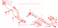 SILENCIEUX D'ECHAPPEMENT pour Honda XR 250 BAJA de 2003