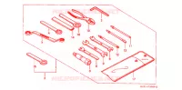 OUTIL pour Honda XR 250 BAJA Without speed warning light de 1995