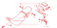 SELLE pour Honda XR 250 BAJA Without speed warning light de 1995