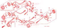 CLIGNOTANT pour Honda XR 250 BAJA With speed warning light de 1997
