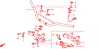 GUIDON   TE DE FOURCHE pour Honda XR 250 BAJA With speed warning light de 1997