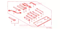 OUTIL pour Honda XR 250 BAJA With speed warning light de 1997