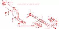 SILENCIEUX D'ECHAPPEMENT pour Honda XR 250 BAJA With speed warning light de 1997