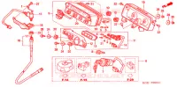 COMPTEUR (XR2503Y/3) pour Honda XR 250 BAJA de 2000