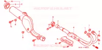 SILENCIEUX D'ECHAPPEMENT pour Honda XR 250 BAJA de 2000