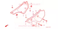 COUVERCLES LATERAUX pour Honda XR 250 L de 1991