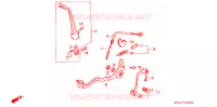 PEDALE pour Honda XR 250 L de 1991