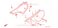 COUVERCLES LATERAUX pour Honda XR 250 L de 1991