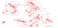 REPOSE PIED pour Honda XR 250 L de 1991