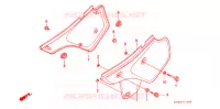 COUVERCLES LATERAUX pour Honda XR 250 L de 1992