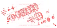 EMBRAYAGE pour Honda XR 250 L de 1992