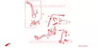 PEDALE pour Honda XR 250 L de 1992