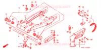 BRAS ARRIERE pour Honda XR 250 L de 1992