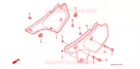 COUVERCLES LATERAUX pour Honda XR 250 L de 1992