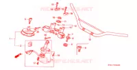 GUIDON pour Honda XR 250 L de 1992